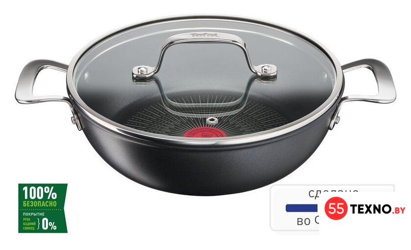 Сотейник Tefal Unlimited G2557172 - Изображение №2 — Интернет-магазин 55texno.by