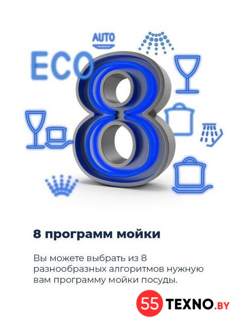 Встраиваемая посудомоечная машина MAUNFELD MLP 12IM - Изображение №24 — Интернет-магазин 55texno.by
