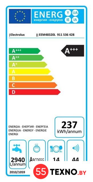 Встраиваемая посудомоечная машина Electrolux EEM48320L - Изображение №19 — Интернет-магазин 55texno.by
