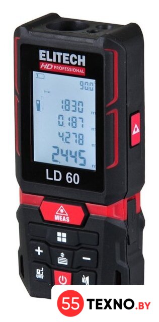 Лазерный дальномер ELITECH LD 60 - Изображение №1 — Интернет-магазин 55texno.by