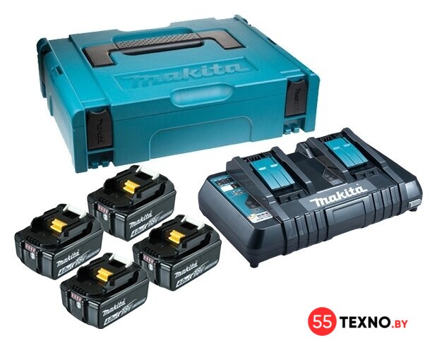 Аккумулятор с зарядным устройством Makita BL1850B + DC18RD (18В/5.0 а*ч + 18В) - Изображение №1 — Интернет-магазин 55texno.by