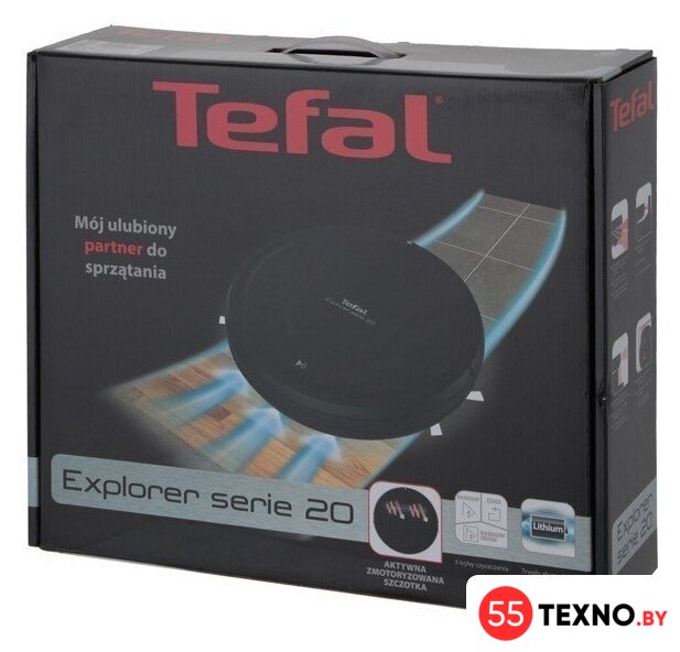 Робот-пылесос Tefal Explorer Serie 20 RG6825WH - Изображение №6 — Интернет-магазин 55texno.by