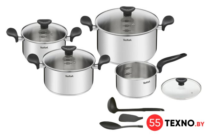 Набор кастрюль Tefal Primary E308SB74 - Изображение №1 — Интернет-магазин 55texno.by