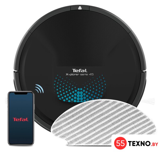 Робот-пылесос Tefal X-Plorer Serie 45 RG8275WH - Изображение №1 — Интернет-магазин 55texno.by