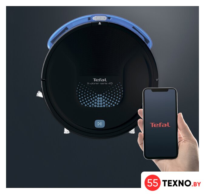 Робот-пылесос Tefal X-Plorer Serie 45 RG8275WH - Изображение №3 — Интернет-магазин 55texno.by