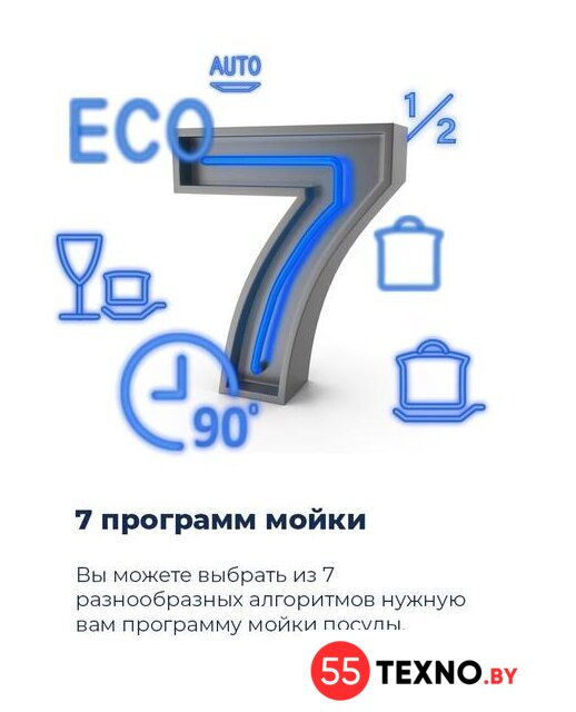 Встраиваемая посудомоечная машина MAUNFELD MLP 08B - Изображение №22 — Интернет-магазин 55texno.by