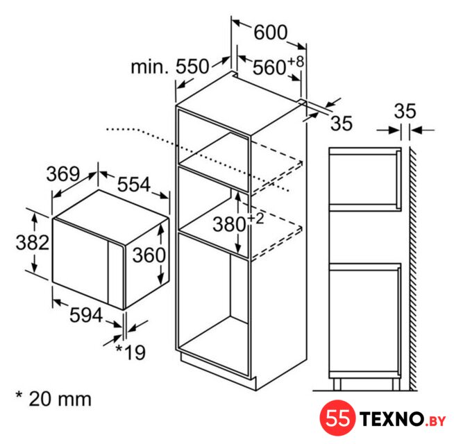 Микроволновая печь Bosch BFL554MS0 - Изображение №2 — Интернет-магазин 55texno.by