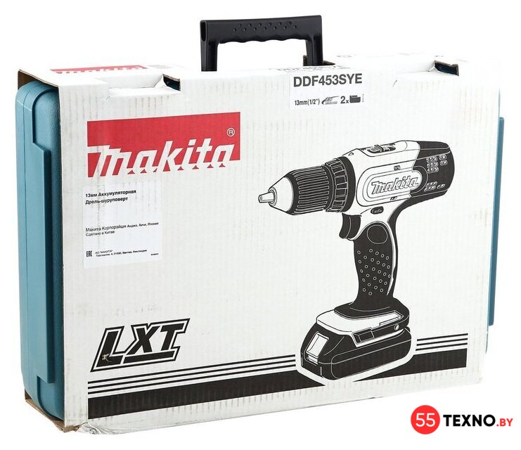 Дрель-шуруповерт Makita DDF453SYE (с 2-мя АКБ, кейс) - Изображение №11 — Интернет-магазин 55texno.by