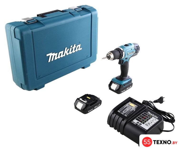 Дрель-шуруповерт Makita DDF453SYE (с 2-мя АКБ, кейс) - Изображение №10 — Интернет-магазин 55texno.by