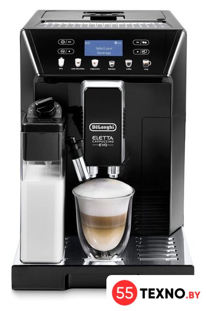 Кофемашина DeLonghi Eletta Cappuccino Evo ECAM46.860.B - Изображение №1 — Интернет-магазин 55texno.by