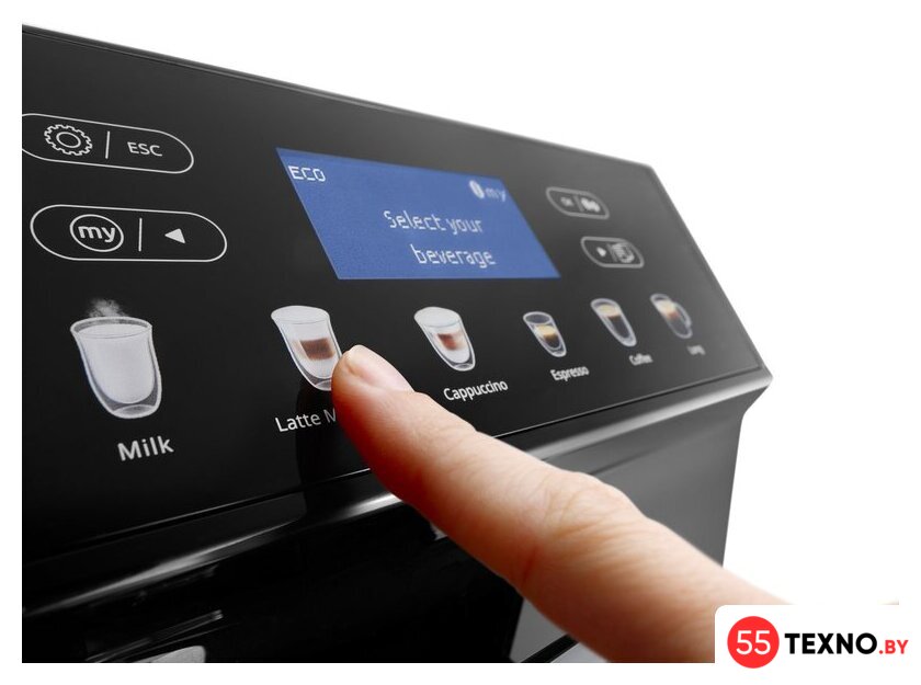 Кофемашина DeLonghi Eletta Cappuccino Evo ECAM46.860.B - Изображение №5 — Интернет-магазин 55texno.by