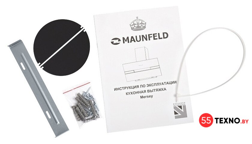 Кухонная вытяжка MAUNFELD Mersey 60 (нержавеющая сталь/черное стекло) - Изображение №15 — Интернет-магазин 55texno.by