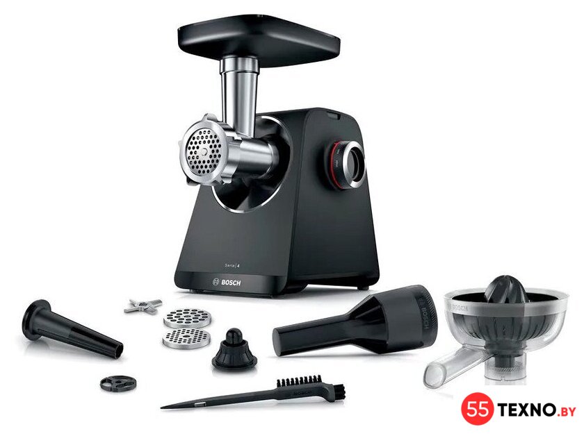 Мясорубка Bosch Serie 4 MFWS430B - Изображение №1 — Интернет-магазин 55texno.by