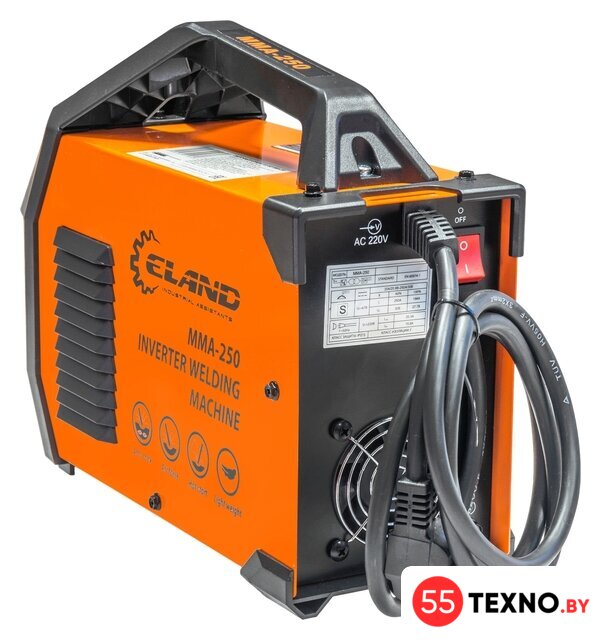 Сварочный инвертор ELAND MMA-250(250D) - Изображение №2 — Интернет-магазин 55texno.by