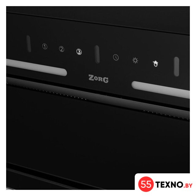 Кухонная вытяжка ZorG Neve 1260 60 S-GC (черный) - Изображение №4 — Интернет-магазин 55texno.by