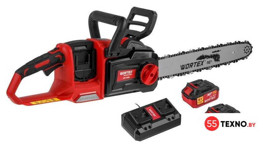 Аккумуляторная пила Wortex CEC 4036 XLT Set 2333070 (с 2-мя АКБ) - Изображение №2 — Интернет-магазин 55texno.by