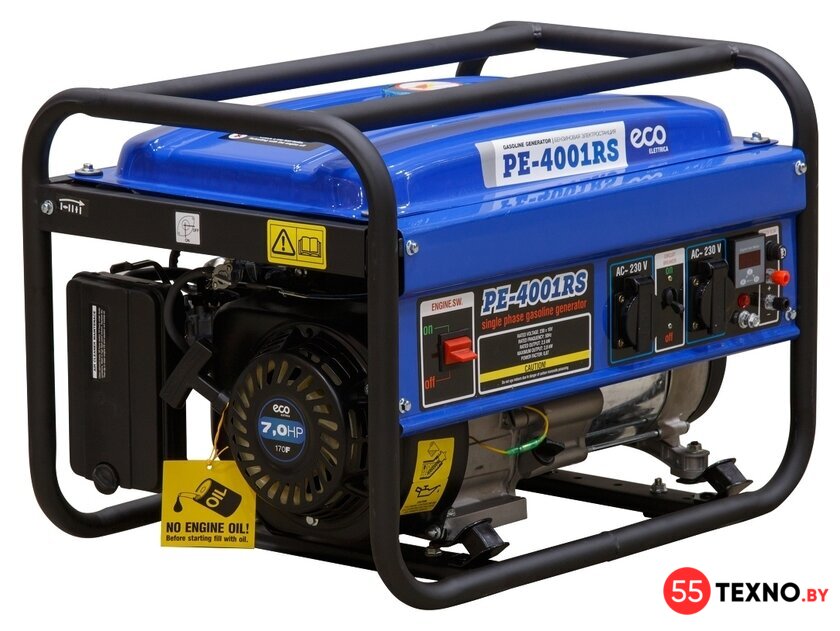 Бензиновый генератор ECO PE-4001RS - Изображение №1 — Интернет-магазин 55texno.by