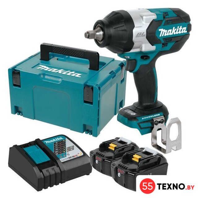 Гайковерт Makita DTW1002RTJ (с 2-мя АКБ, кейс) - Изображение №1 — Интернет-магазин 55texno.by