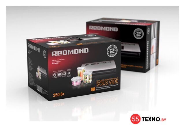 Бескамерный вакуумный упаковщик Redmond (Редмонд) RVS-M021 - Изображение №7 — Интернет-магазин 55texno.by