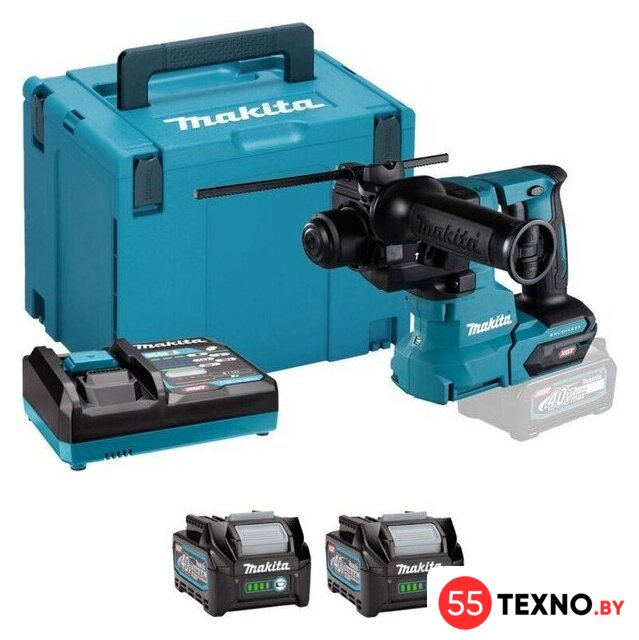 Перфоратор Makita HR010GD201 (с 2-мя АКБ, кейс) - Изображение №3 — Интернет-магазин 55texno.by
