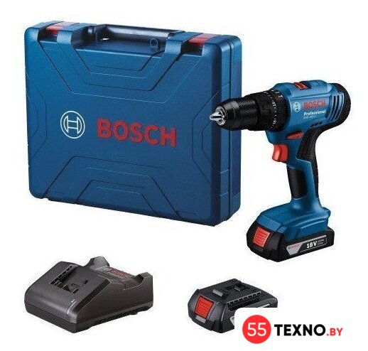 Ударная дрель-шуруповерт Bosch GSB 183-LI Professional 06019K9100 (с 2-мя АКБ, кейс) - Изображение №1 — Интернет-магазин 55texno.by
