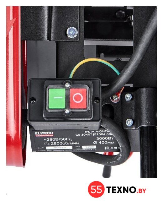 Монтажная (отрезная) пила ELITECH CS 3040T E2004.006.00 - Изображение №6 — Интернет-магазин 55texno.by