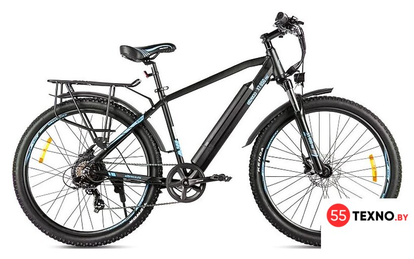 Электровелосипед Eltreco XT 850 Pro (черный/синий) - Изображение №1 — Интернет-магазин 55texno.by