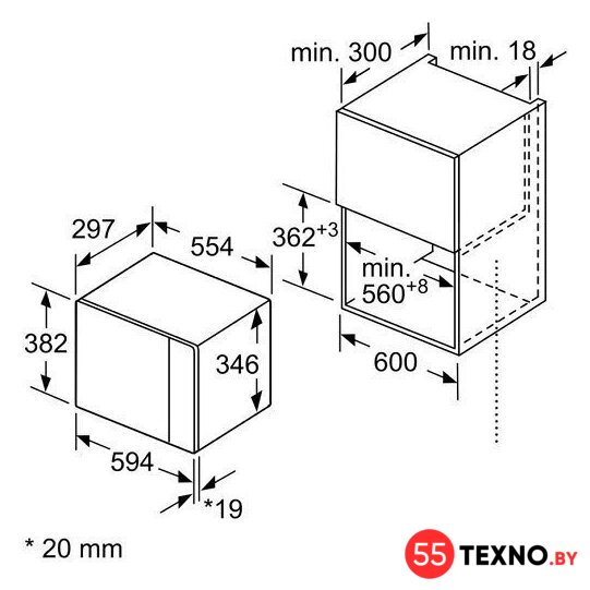 Микроволновая печь Bosch BFL524MS0 - Изображение №2 — Интернет-магазин 55texno.by