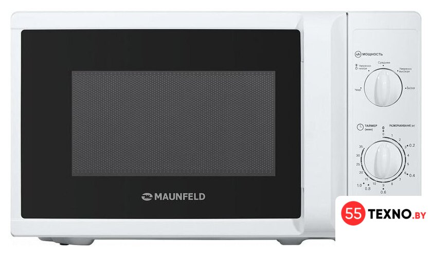 Микроволновая печь MAUNFELD MFSMO.20.7WH - Изображение №1 — Интернет-магазин 55texno.by