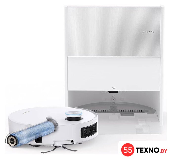 Робот-пылесос Dreame Robot Vacuum Aqua10 Ultra Roller Complete White RLH71DE-1 (евровилка, белый) - Изображение №1 — Интернет-магазин 55texno.by