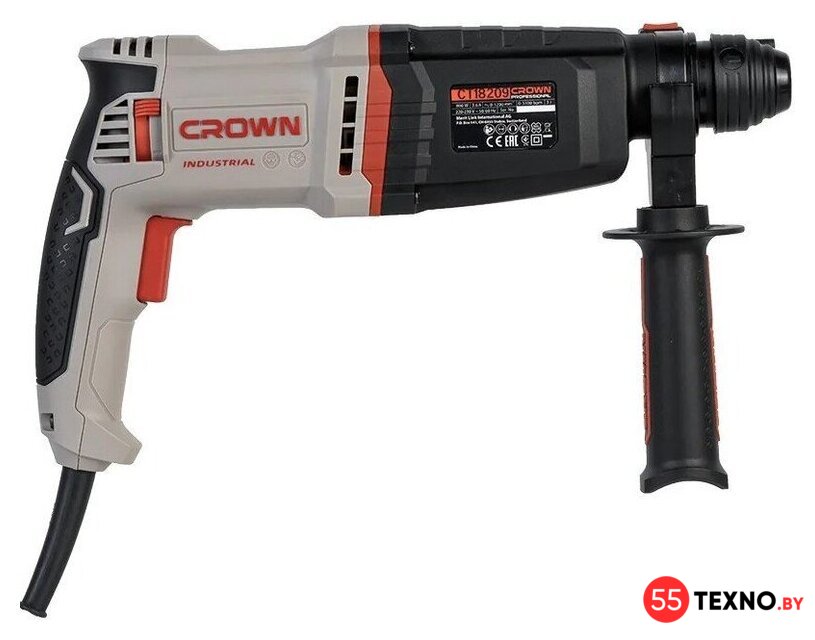 Перфоратор Crown CT18209 BMC - Изображение №3 — Интернет-магазин 55texno.by