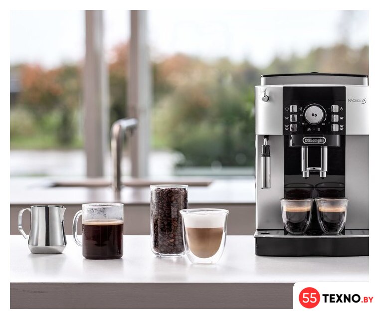 Кофемашина DeLonghi Magnifica S ECAM 21.117.SB - Изображение №6 — Интернет-магазин 55texno.by