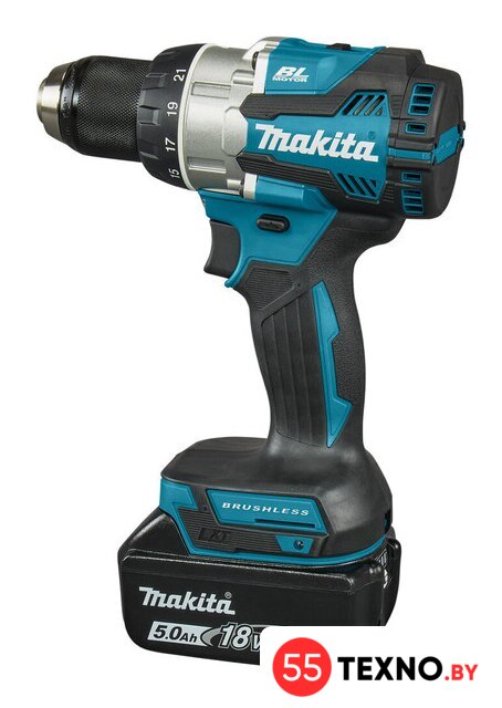 Дрель-шуруповерт Makita DDF489RTJ (с 2-мя АКБ, кейс) - Изображение №4 — Интернет-магазин 55texno.by