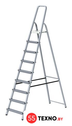 Лестница-стремянка PRO Startul ST9940-09 9 ступеней - Изображение №1 — Интернет-магазин 55texno.by