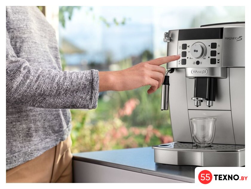 Кофемашина DeLonghi Magnifica S ECAM 22.110.SB - Изображение №7 — Интернет-магазин 55texno.by