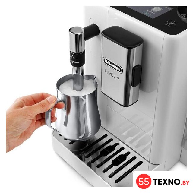 Кофемашина DeLonghi Rivelia EXAM440.35.W - Изображение №4 — Интернет-магазин 55texno.by