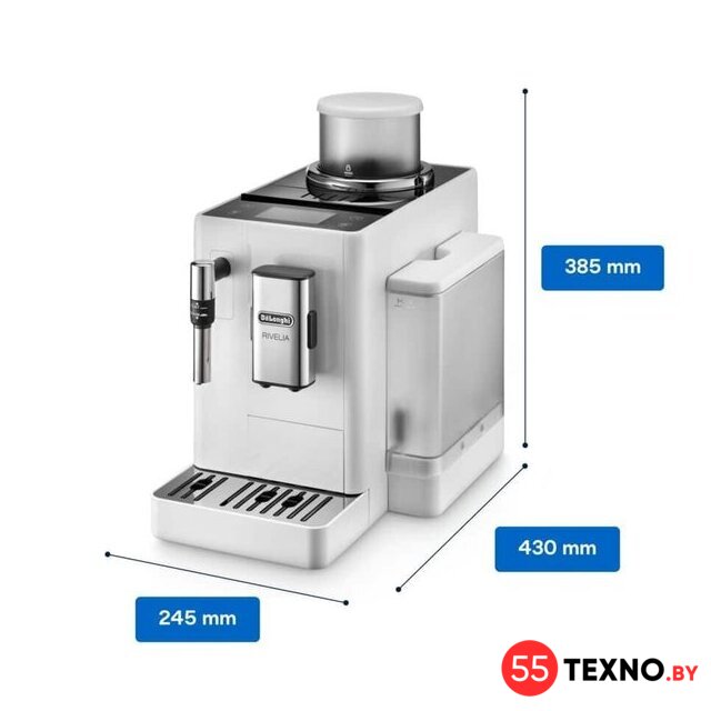 Кофемашина DeLonghi Rivelia EXAM440.35.W - Изображение №7 — Интернет-магазин 55texno.by
