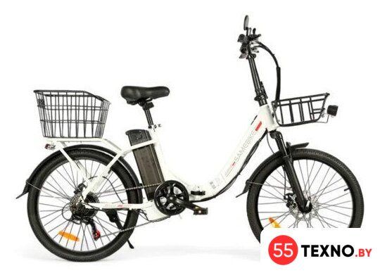 Электровелосипед SameBike City Master MY-E04 (белый) - Изображение №1 — Интернет-магазин 55texno.by
