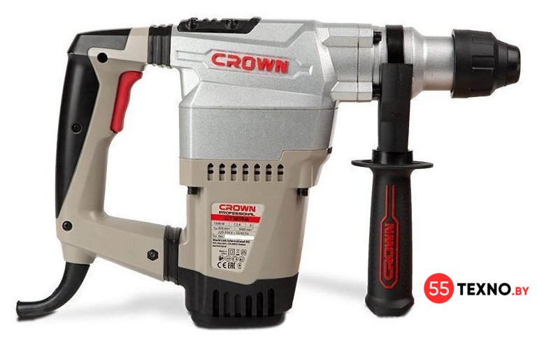 Перфоратор Crown CT18158V BMC - Изображение №3 — Интернет-магазин 55texno.by
