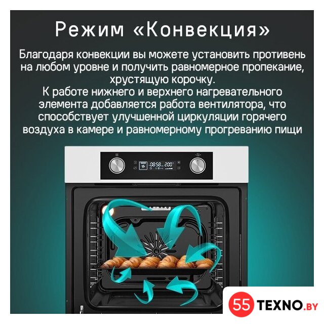 Электрический духовой шкаф MAUNFELD AEOH6062G1 - Изображение №20 — Интернет-магазин 55texno.by