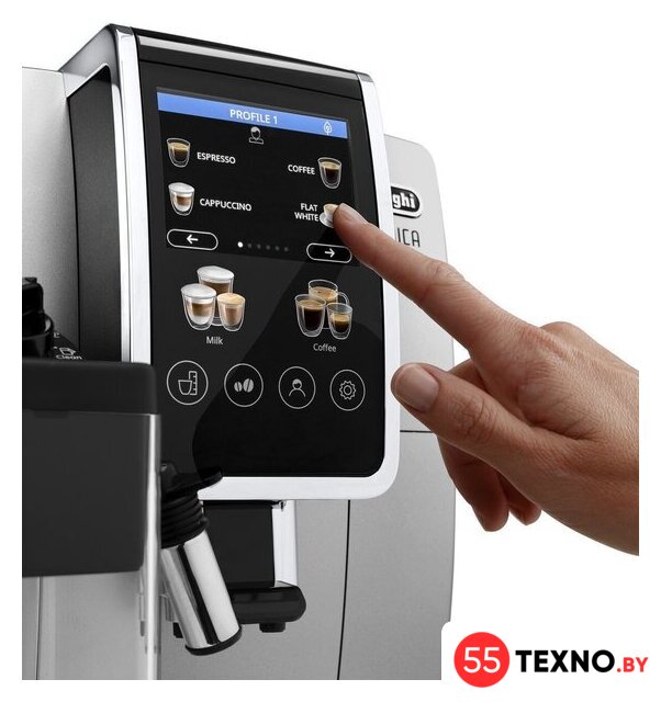 Кофемашина DeLonghi Dinamica Plus ECAM380.85.SB - Изображение №4 — Интернет-магазин 55texno.by