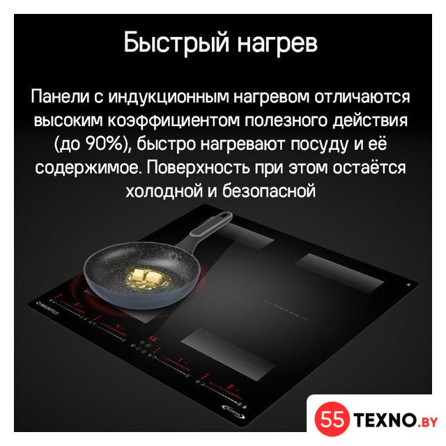 Варочная панель MAUNFELD CVI594SF2BKD Inverter - Изображение №9 — Интернет-магазин 55texno.by