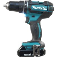 Ударная дрель-шуруповерт Makita DHP482SYE (с 2-мя АКБ) - Превью изображения №2 — Интернет-магазин 55texno.by