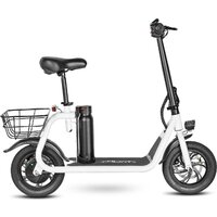 Электросамокат SameBike Comfort SB-C350 (белый) - Превью изображения №4 — Интернет-магазин 55texno.by
