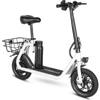 Электросамокат SameBike Comfort SB-C350 (белый) - Превью изображения №3 — Интернет-магазин 55texno.by