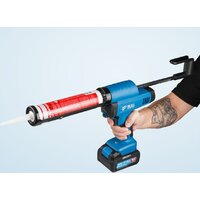 Пистолет для герметика Bull CG 1860 Set 1304625 (с 1-им АКБ, сумка) - Превью изображения №7 — Интернет-магазин 55texno.by