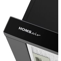 Кухонная вытяжка HOMSair Flat 60 Glass (черный) - Превью изображения №4 — Интернет-магазин 55texno.by