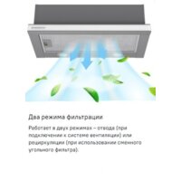 Кухонная вытяжка MAUNFELD VSQ 60 (нержавеющая сталь/белое стекло) - Превью изображения №20 — Интернет-магазин 55texno.by