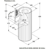 Кухонная вытяжка MAUNFELD Edelweiss 39 Wall (зеленый) - Превью изображения №17 — Интернет-магазин 55texno.by