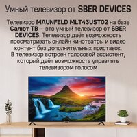 Телевизор MAUNFELD MLT43UST02 - Превью изображения №12 — Интернет-магазин 55texno.by